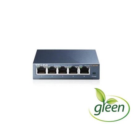 TP-LINK Switch de bureau 5 ports Gigabit Boîtier métal -SG105