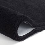 Kleine Wolke Tapis de bain Relax 55x65 cm Noir