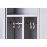 Armoire vestiaire inox 1 porte - h1700 p 450 mm - stalgast -  - acier inoxydable400battante x450x1700mm