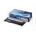 Cartouche de toner cyan Samsung CLT-C406S (ST984A) pour SS062B/CLP-365 CLX-3300/CLX-3305