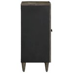 vidaXL Buffet gris clair 60x33 5x75 cm bois de manguier massif