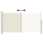 vidaXL Auvent latéral de patio 160x300 cm Couleur crème