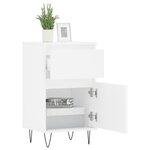 vidaXL Buffets 2 Pièces blanc 40x35x70 cm bois d’ingénierie