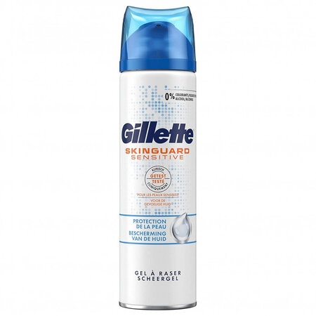 Gillette - gel de rasage skinguard sensitive - peaux sensibles 200ml