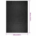 vidaXL Tapis ZIZUR 240x340 cm aspect de jute intérieur extérieur