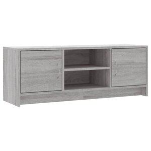 vidaXL Meuble TV sonoma gris 102x30x37 5 cm bois d'ingénierie