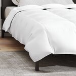 vidaXL Couettes & Duvets Blanc 140 x 220 cm Bas