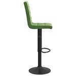vidaXL Tabouret de bar Vert foncé Velours