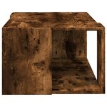 vidaXL Table basse chêne fumé 89 5x48x30 cm bois d'ingénierie