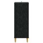 vidaXL Buffet Noir 33 x 34 5 x 90 cm Bois d'ingénierie