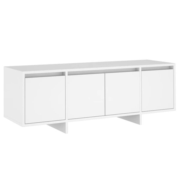 vidaXL Meuble TV Blanc 120x30x40 5 cm Bois d'ingénierie