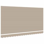 vidaXL Toile de rechange pour store banne Beige 400 x 200 cm Toile