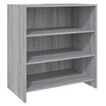 vidaXL Buffets 2 Pièces Sonoma gris Bois d'ingénierie