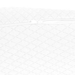 vidaXL Coussin en coin Uni Blanc 69 x 64 x 19 cm