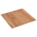 vidaXL Dalles de plancher autoadhésives 5 11 m² PVC bois clair