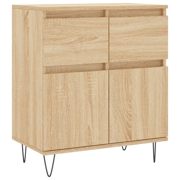 vidaXL Buffet Chêne sonoma 60x35x70 cm Bois d'ingénierie