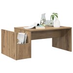 vidaXL Table basse Chêne artisanal 90 x 45 x 35 cm Bois d'ingénierie