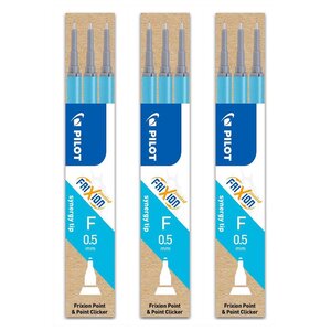 Set de 3 Recharges friXion Point (BLS-FRP5) Turquoise x 3 PILOT