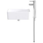 vidaXL Lavabo de salle de bains Chrome 40 5 x 30 5 x 13 cm métal