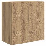 vidaXL Armoire Murale Chêne artisanal 59 x 31 x 60 cm