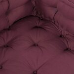 vidaXL Coussin de canapé sur palette 3 Pièces Marron tissu