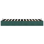 vidaXL Cadre de lit ottoman sans matelas vert foncé 90x200 cm velours