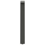vidaXL Pieds de table à manger en forme de A 2 pièces Anthracite 60 x (72-73) cm Acier