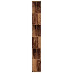 vidaXL Bibliothèque vieux bois 80x24x192 cm bois d'ingénierie