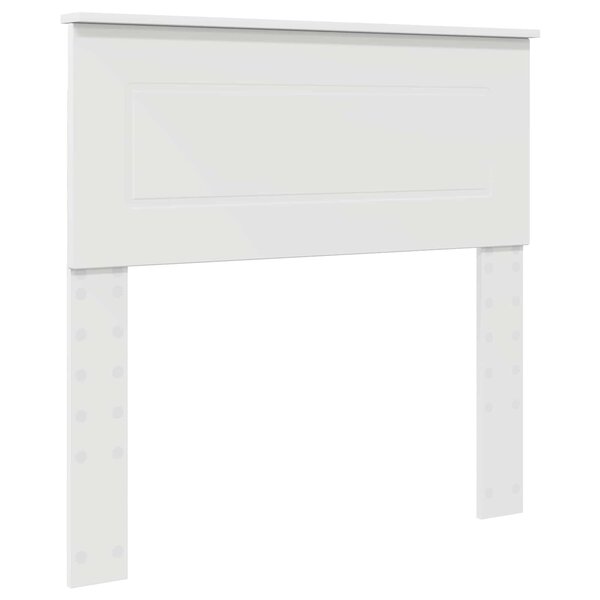 vidaXL Tête de lit Blanc 100 cm Bois d'ingénierie