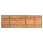vidaXL Dessus de table marron clair bois chêne massif rectangulaire