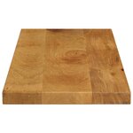 vidaXL Dessus de table 80x20x3 8 cm rectangulaire bois massif manguier