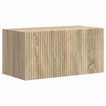 vidaXL Meuble TV mural Sonoma 60 x 31 x 29.5 cm Bois d'ingénierie