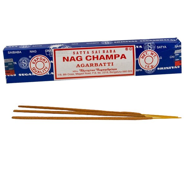 Encens nag champa argabatti environ 15 bâtonnets