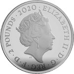 Pièce de monnaie en Argent 2 Pounds g 31.1 (1 oz) Millésime 2020 James Bond JAMES BOND
