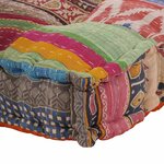 vidaXL Coussin de canapé sur palette Multicolore tissu