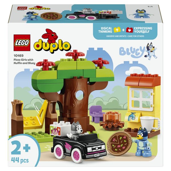 10469 Les livreuses de pizza avec Muffin et Bluey DUPLO Bluey