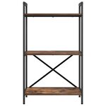 vidaXL Étagère Chêne fumé 56 x 34 x 96 cm Bois d'ingénierie