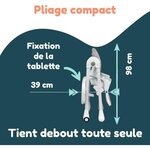 Chaise haute multipositions inclinable - Jusqu'à 3 ans - Beige / Blanc