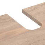 vidaXL Ensemble de meubles salle de bain 2 Pièces bois de manguier massif