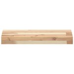 vidaXL Étagères flottantes 2 Pièces 40x20x4 cm acacia massif non traité