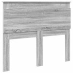 vidaXL Tête de lit Gris Sonoma 120 cm Bois d'ingénierie