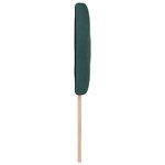 vidaXL Tête de Lit LED Geometric Manuel Vert foncé 100 cm Velours