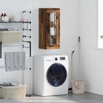 vidaXL Meuble mural Bois Ancien 34 5 x 34 x 90 cm