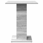 vidaXL Table de bistro Sonoma gris 60x60x75 cm Bois d'ingénierie