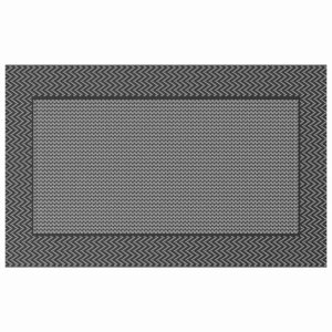 vidaXL Tapis d'extérieur ARAKIL Noir et gris 250 x 400 cm PP