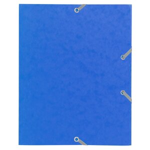 Chemise À Élastique 3 Rabats Carte Lustrée 400gm2 - Format Scolaire 17x22cm - Couleurs Assorties - X 25 - Exacompta