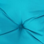 vidaXL Coussins de banc de jardin lot de 2 turquoise 200x50x7 cm tissu