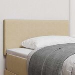 vidaXL Tête de lit avec tête de lit Vert gris clair 90 cm Tissu côtelé