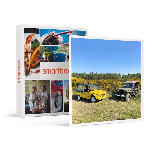 SMARTBOX - Coffret Cadeau Visite d'un vignoble bordelais en Jeep ou en Méhari avec pique-nique sur le domaine -  Gastronomie