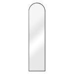 Miroir sur pied psyché inclinable 160 x 40 cm noir 03_0007971
